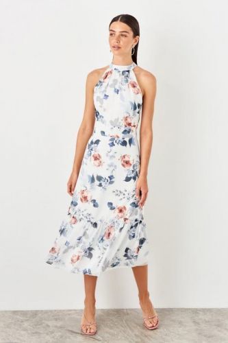 Trendyol Ecru Patterned Dress