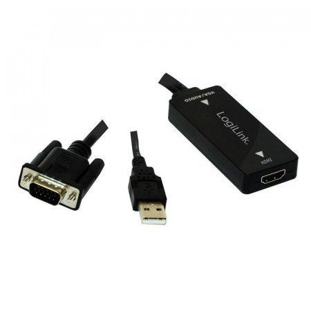 LOGILINK - VGA with Audio to HDMI Converter, CV0060