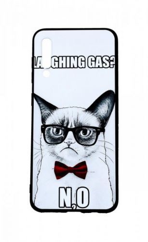 Kryt TopQ Samsung A50 3D silikon Grumpy Cat 41161