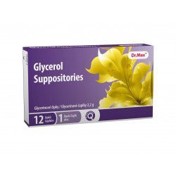 Dr.Max Glycerol Suppositories 12 čípků