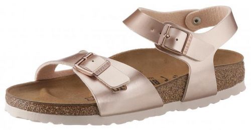 Birkenstock Sandály »RIO KIDS« Birkenstock růžová/barva zlata - EURO velikost 28