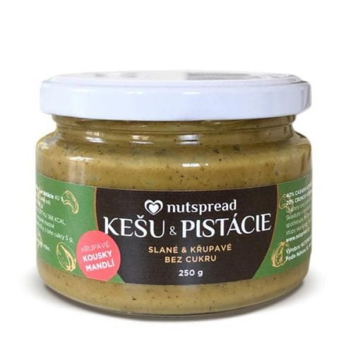 Nutspread Kešu A Pistácie Crunchy 250 G