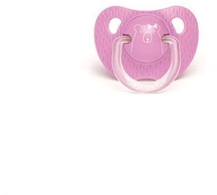 SUAVINEX MFL Dudlík silikonový 6-18m Fialové/Méďa