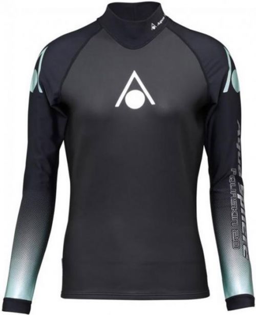 Aqua Sphere Aquaskin Top Long Sleeve Women Black/Turquoise XS