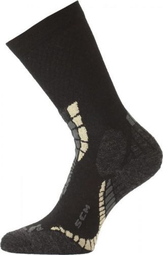 Lasting  SCM 907 černé lyžařské ponožky Velikost: (42-45) L