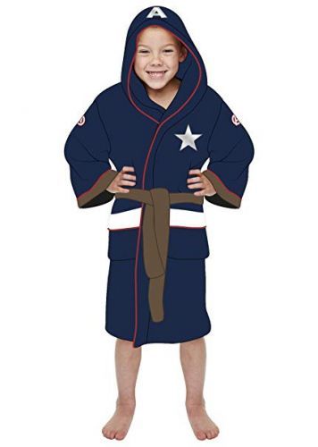Dětský župan - Kapitán Amerika (univerzální pro děti 7-9 let)