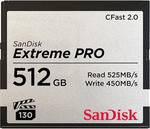 SanDisk Extreme Pro CFAST 512GB 525MB/s (SDCFSP-512G-G46D)