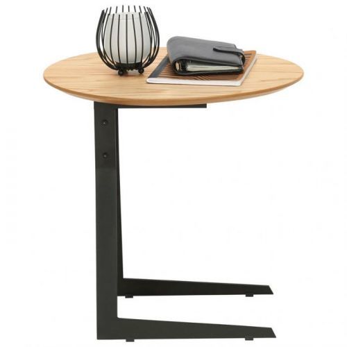 Odkládací Stolek Dub Černá Barvy Dubu Xora