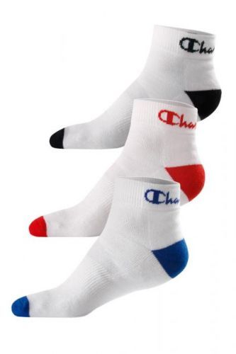 3 pack ponožek Champion Ankle nízké bílé