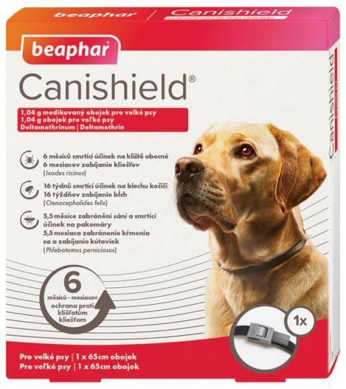 Antiparazitní obojek pro velké psy Beaphar Canishield® 65cm