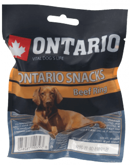 Ontario Rawhide Snack Rings 8,75cm 1ks