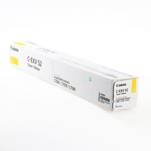 Canon originální toner CEXV52, yellow, 66500str., 1001C002, Canon IRC7565i, IRC7570i, IRC7580i