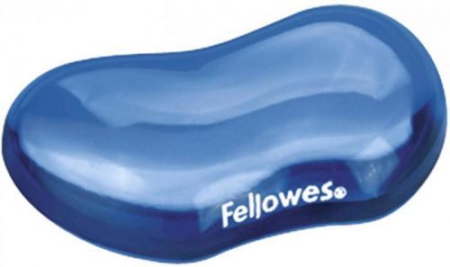Fellowes gelová podložka pod zápěstí CRYSTAL, blue