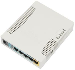 MIKROTIK RB951Ui-2HnD,600MHz,128MB RAM,RouterOS L4 (RB951Ui-2HnD)