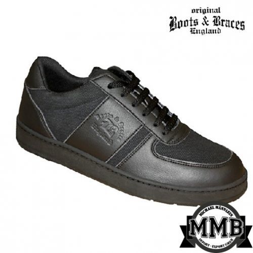 Kožené boty Boots & Braces Sneaker - černé, 13