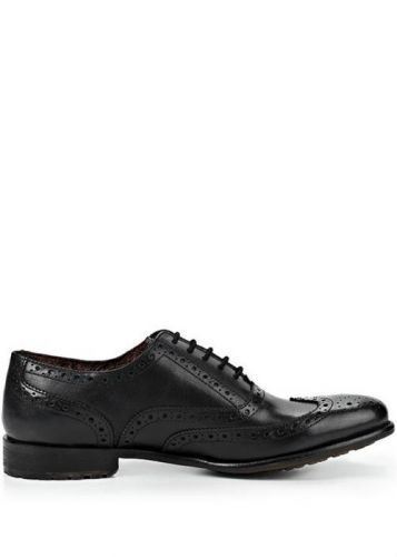 Černé kožené boty Oxford Paolo Vandini 44 - 44