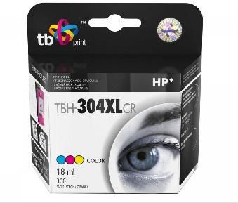 TB Inkoust TB kompat. s HP DJ 3700,Colour reman,18 ml (TBH-304XLCR)