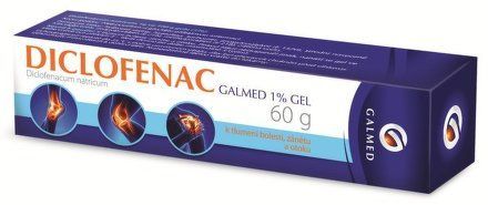 Diclofenac Galmed 1% gel drm.gel 1x60gm