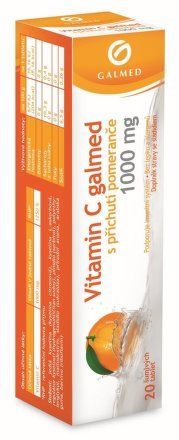 Vitamin C 1000mg Galmed pomeranč eff.tbl.20