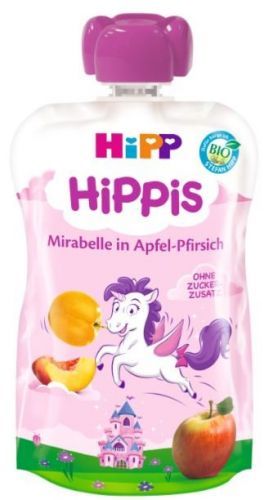 Hipp BIO Hippies Jablko-Broskev -Mirabelka