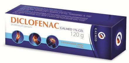 Diclofenac Galmed 1% gel drm.gel 1x120gm