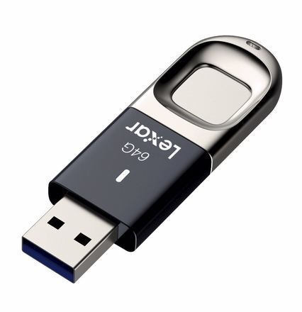 Lexar JumpDrive Fingerprint F35 64GB USB 3.0 LJDF35-64GBEU