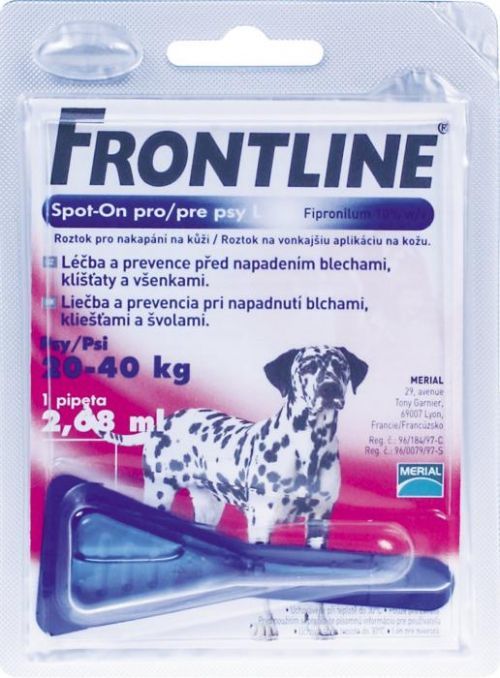 Frontline Antiparazitní Spot on dog L 20-40kg
