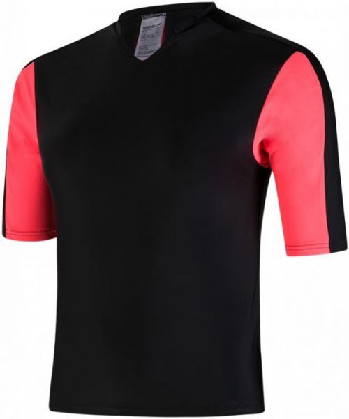 Speedo Hydractive Rash Top Black/Psycho Red/Oxid Grey M