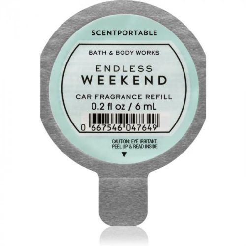 Bath & Body Works Endless Weekend vůně do auta 6 ml náhradní náplň