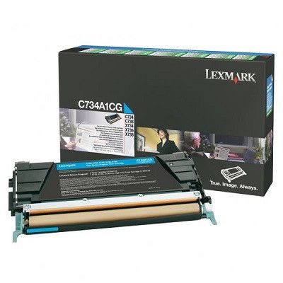 Lexmark Toner C734/C736 cyan (C734A1CG) náhradní obal