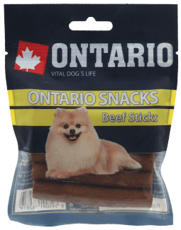 Ontario Rawhide Snack Stick 7,5cm 5ks