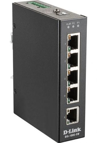 D-LINK DIS-100E-5W Industrial 5 port Unmng switch (DIS-100E-5W)