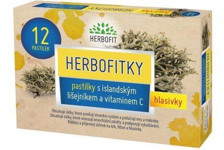 Herbofitky s islandským lišejníkem a vit.C 12ks