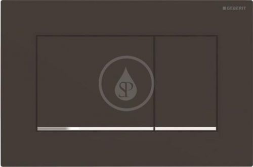 GEBERIT Sigma30 Ovládací tlačítko Sigma30, černá mat/chrom 115.883.14.1