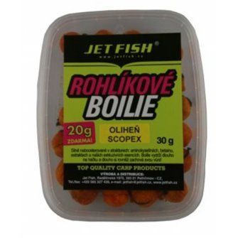 JETFISH Rohlíkové boilies - OLIHEŇ/SCOPEX