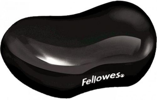 Fellowes gelová podložka pod zápěstí CRYSTAL, cerna