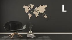 Wooden City 3D puzzle - Mapa světa L