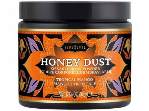 KamaSutra Slíbatelný tělový pudr Honey Dust Tropical Mango - 170 g