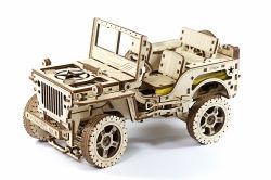 Wooden.city Wooden City 3D mechanické puzzle - Jeep 4x4