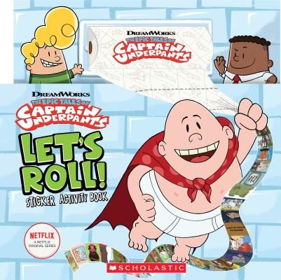 Let's Roll! Sticker Activity Book (Captain Underpants TV) (Dewin Howie)(Paperback / softback)