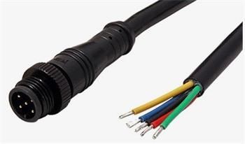 Kabel M12 5pin (M) - bez koncovky, kód A, 1m, PVC