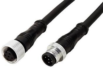 Prodlužovací kabel M12 5pin (M) - 5pin (F), kód A, 1m, PUR