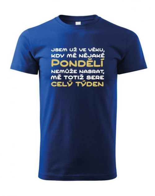 Žertovné tričko s nápisem Jsem už ve věku - vystřelte si z okolí
