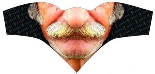 Šátek Bugaboos Moustache - barevný, S/M