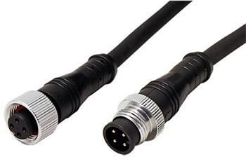 Prodlužovací kabel M12 4pin (M) - 4pin (F), kód A, 2m, PUR