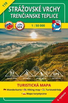VKÚ 119 Strážovské vrchy, Trenčianske Teplice 1:50 000 turistická mapa