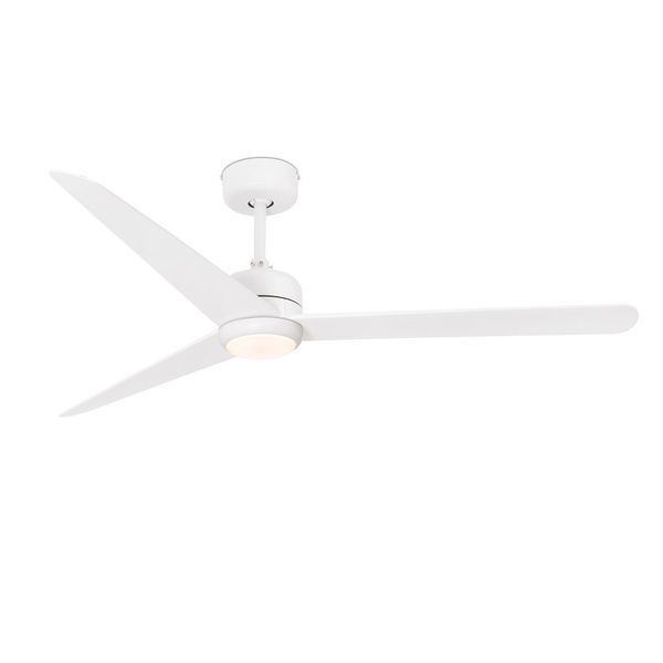 Faro Barcelona Nu Led 33722 52“ Matná Bílá/Matná Bílá Reverzní Stropní Ventilátor