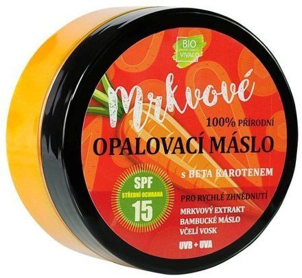 Přírodní opalovací mrkvové máslo OF 15 150ml