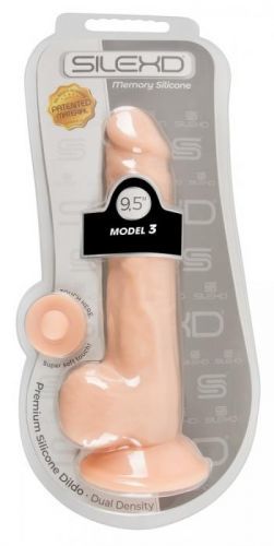 Silexd 9.5 - Dildo with Slinghole - 24cm (Natural)