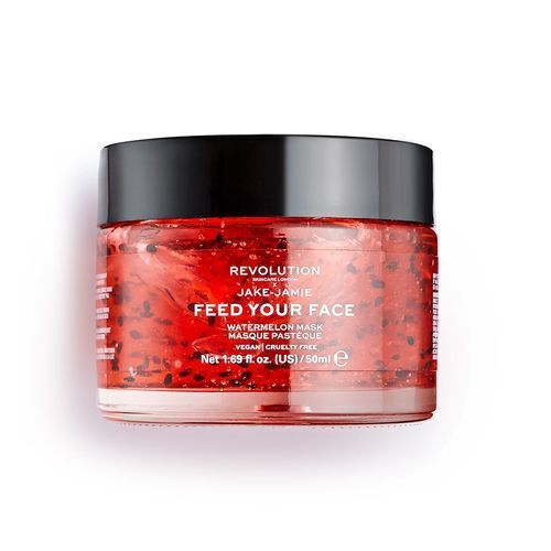 Makeup Revolution Hydratační A Vyživující Maska Na Obličej Vodní Meloun X Jake Jamie (Watermelon Hydrating Face Mask)